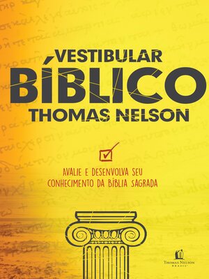 cover image of Vestibular bíblico Thomas Nelson